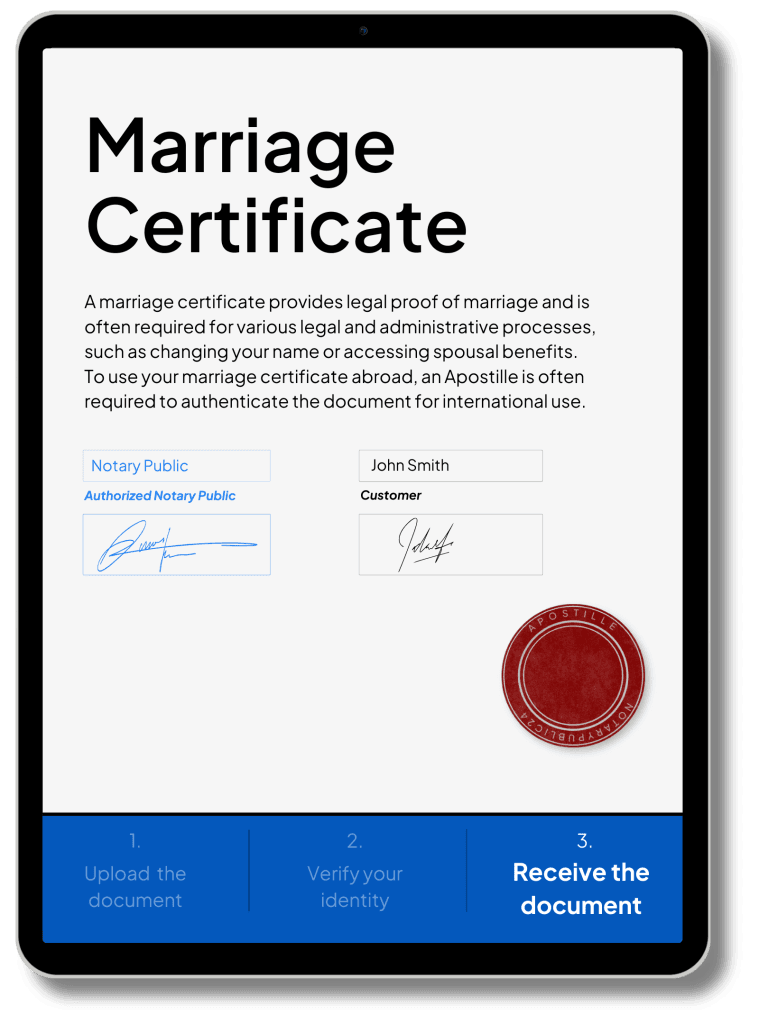 Marriage Certificate